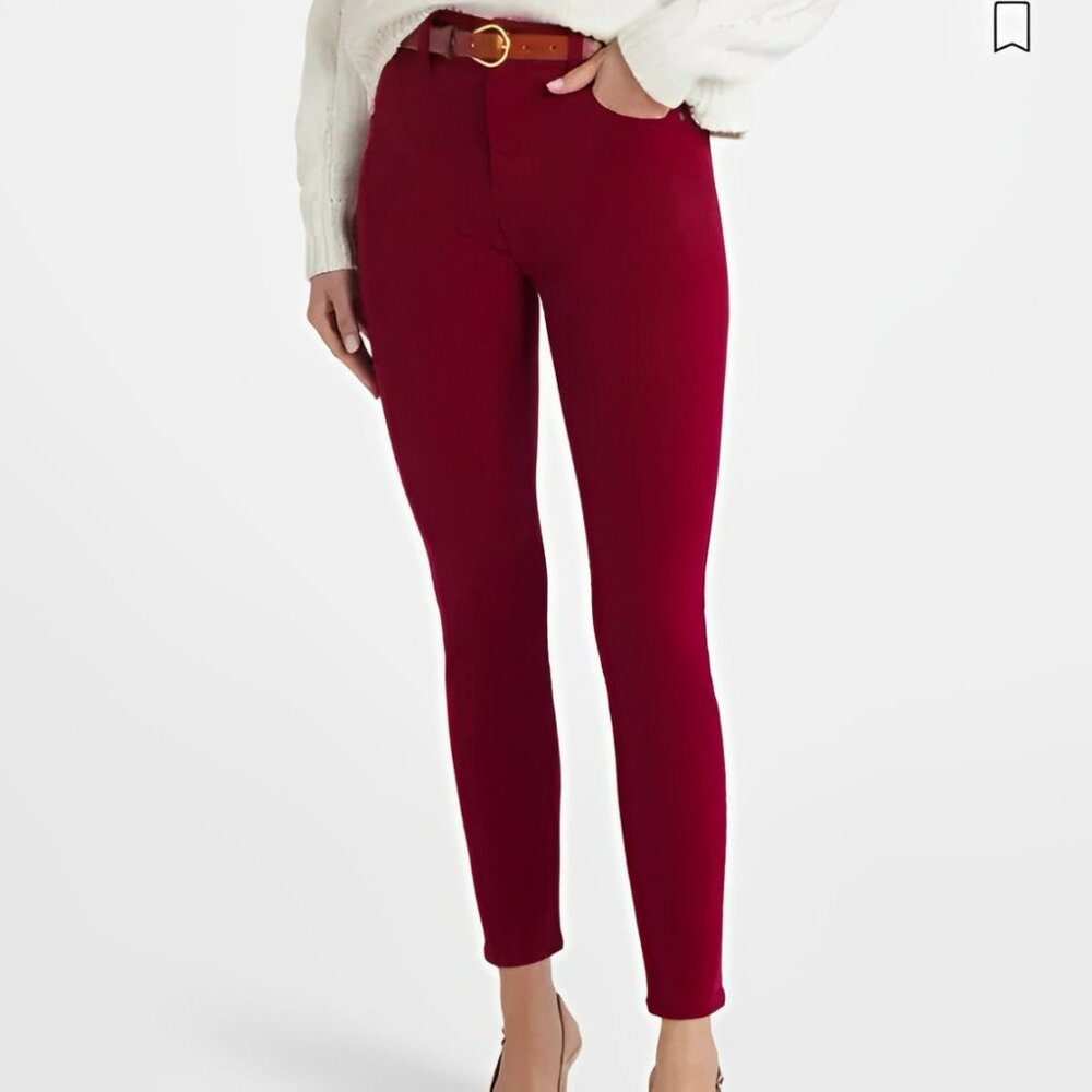 Liverpool Abby High Rise Skinny Jean Red - 4